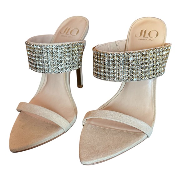 JLO by Jennifer Lopez Womens Noin Tan Sandals Size 6 (7760691) - Picture 1 of 5